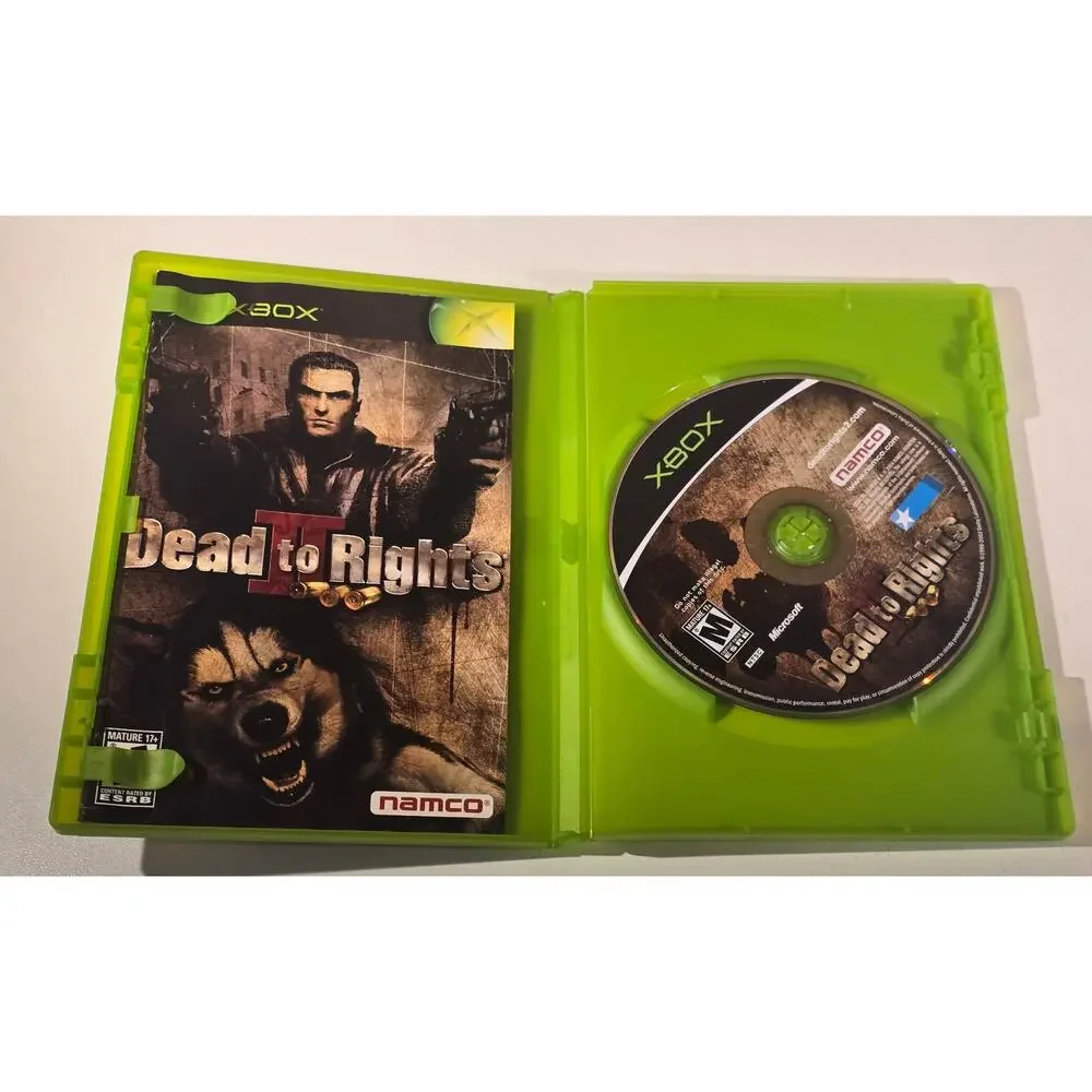 Dead to Rights I & Dead to Rights II Original Xbox Game Lot CIB Complete